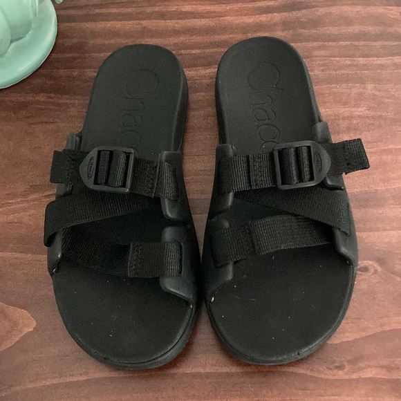 Kids Chaco Slides - Picture 1 of 5